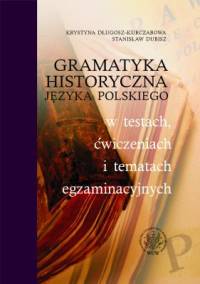 Image of Gramatyka historyczna języka polskiego w testach, ćwiczeniach i tematach egzaminacyjnych