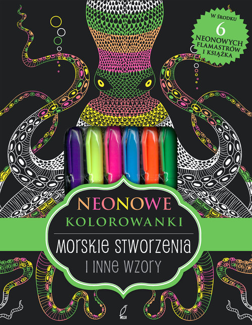 Image of Neonowe kolorowanki Morskie stworzenia