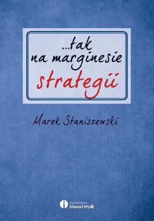 Image of tak na marginesie strategii