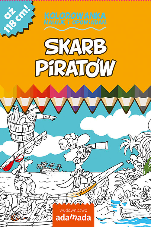 Image of Skarb piratów Kolorowanka Maluję i opowiadam