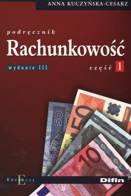Image of Rachunkowość część 1 Podręcznik
