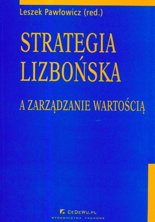 Image of Strategia lizbońska a zarządzanie wartością