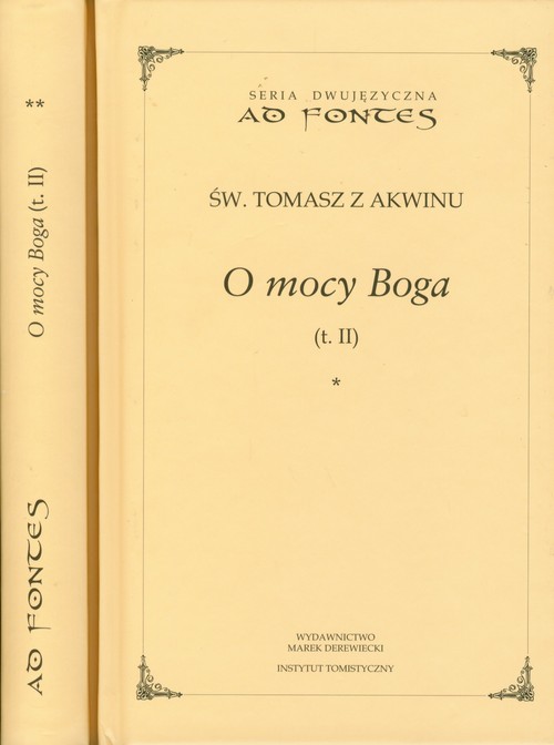 Image of O mocy Boga Tom 2 część 1-2 seria dwujęzyczna