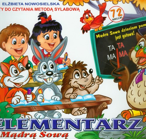 Image of Elementarz z Mądrą Sową Teksty do czytania metoda sylabową.