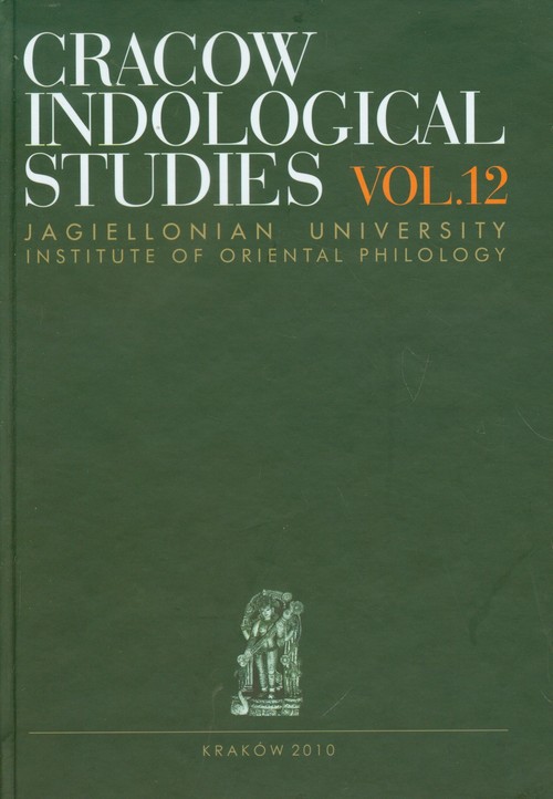 Image of Cracow Indological Studies vol.12