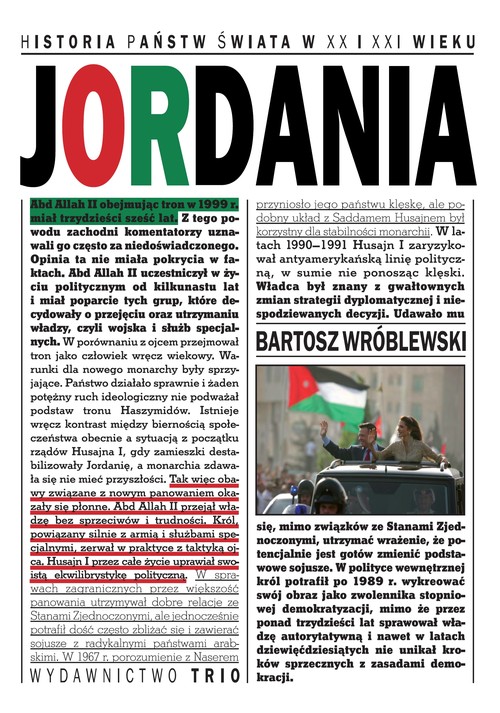Image of Jordania Historia państw świata w XX i XXI wieku