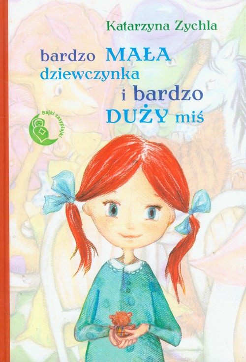 Image of Bardzo mała dziewczynka i bardzo duży miś