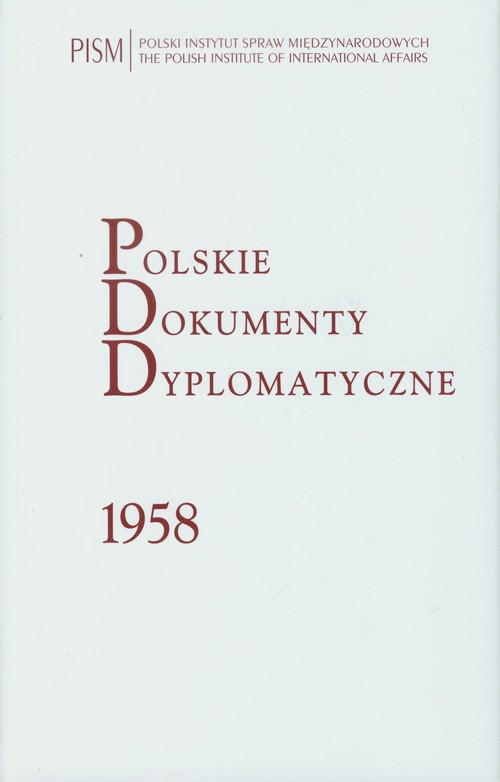 Image of Polskie Dokumenty Dyplomatyczne 1958