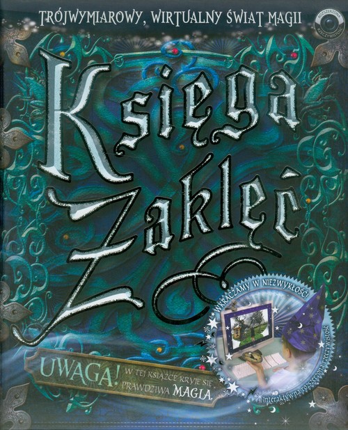 Image of Księga Zaklęć z płytą CD Trójwymiarowy, wirtualny świat magii.