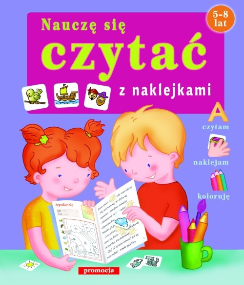 Image of Nauczę się czytać z naklejkami 5-8 lat