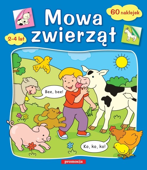 Image of Mowa zwierząt 60 naklejek. 2-4 lata
