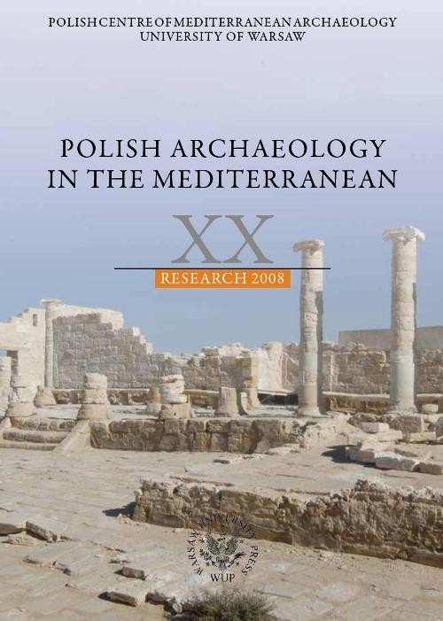 Image of Polish Archaeology in the Mediterranean, vol. XX. Research 2008