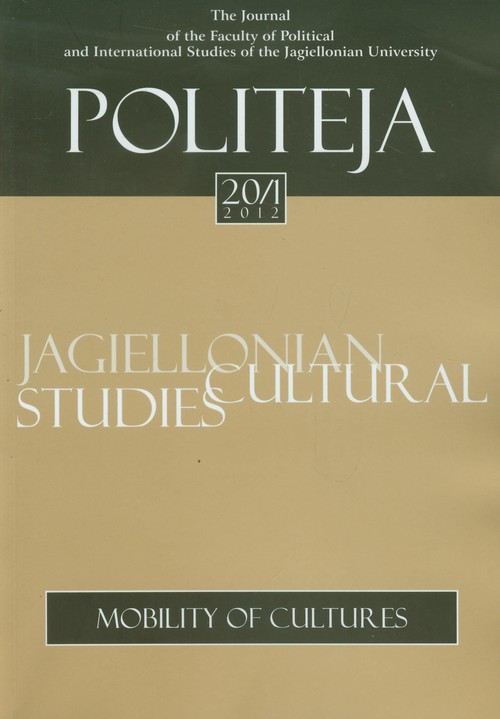 Image of Politeja 20/1 (2/1/2012) Mobility of cultures