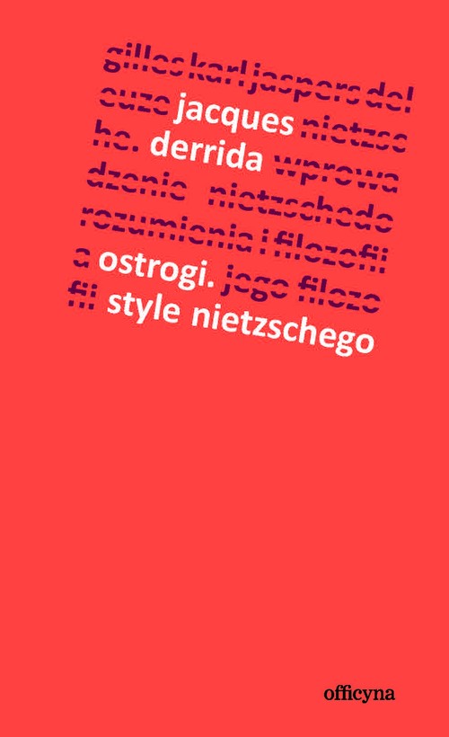 Image of Ostrogi Style Nietzschego