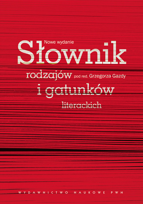 Image of Słownik rodzajów i gatunków literackich