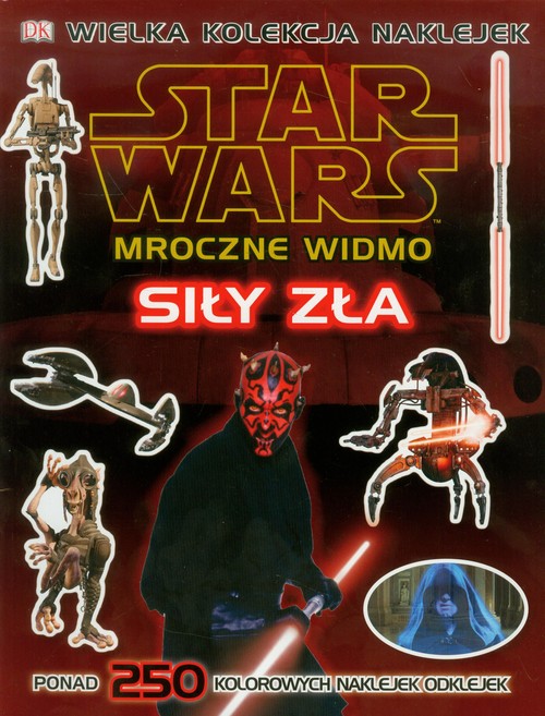 Image of Star Wars Mroczne Widmo Siły zła ponad 250 kolorowych naklejek i odklejek