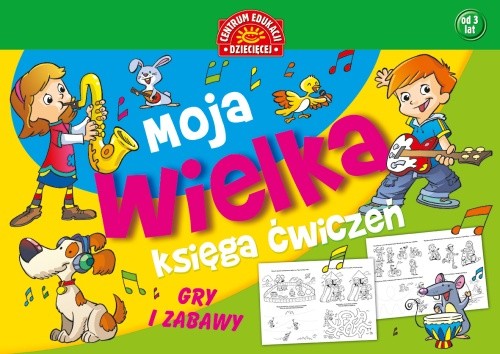 Image of Moja wielka księga ćwiczeń Gry i zabawy