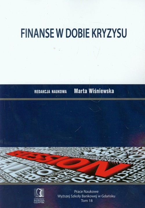 Image of Finanse w dobie kryzysu Tom 18