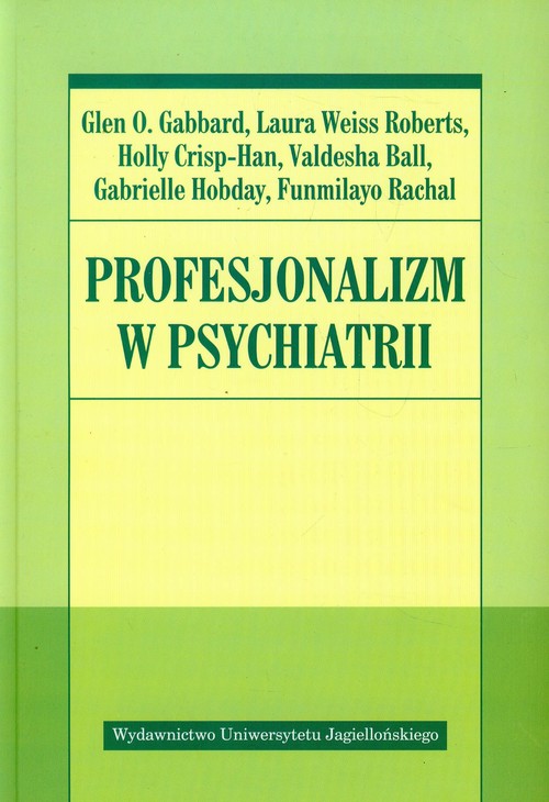 Image of Profesjonalizm w psychiatrii