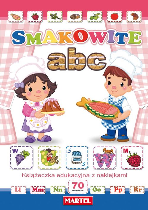 Image of Smakowite abc Książeczka edukacyjna z naklejkami