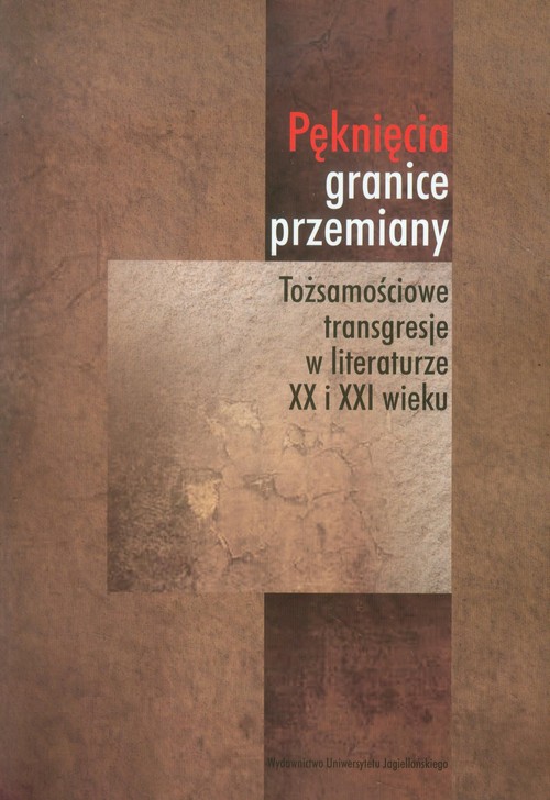 Image of Pęknięcia granice przemiany Tożsamościowe transgresje w literaturze XX i XXI wieku