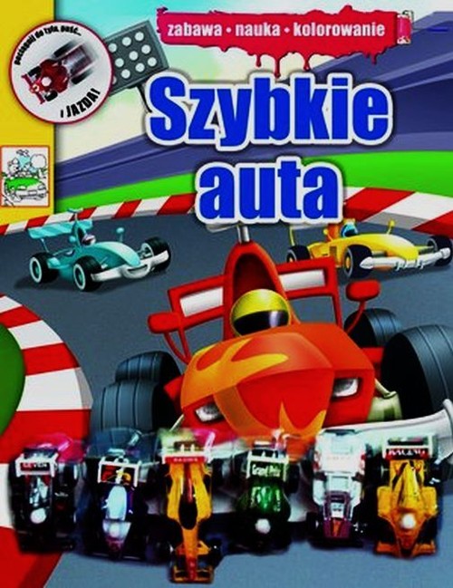 Image of Szybkie auta Zabawa nauka kolorowanie