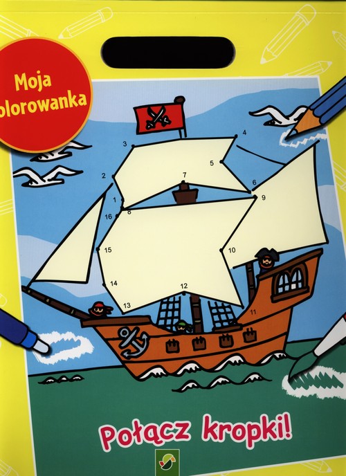 Image of Moja kolorowanka Połącz kropki!