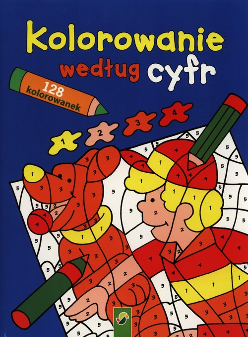 Image of Kolorowanie według cyfr niebieska 128 kolorowanek