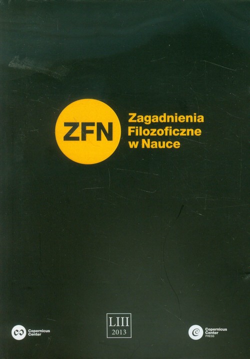 Image of Zagadnienia Filozoficzne w Nauce nr 53