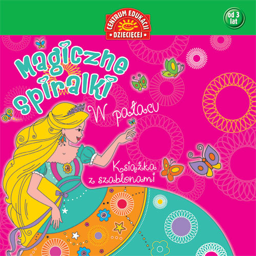 Image of Magiczne spiralki W pałacu Książka z szablonami