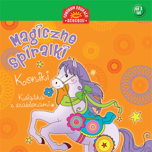 Image of Magiczne spiralki Koniki Książka z szablonami