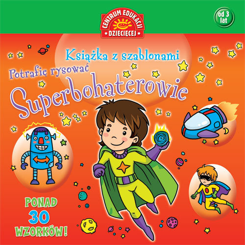 Image of Superbohaterowie Książka z szablonami