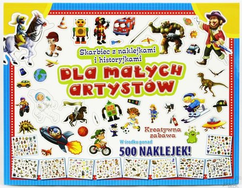Image of Skarbiec z naklejkami i historyjkami dla małych artystów