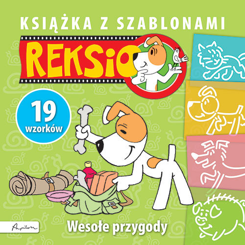 Image of Reksio Wesołe przygody Książka z szablonami