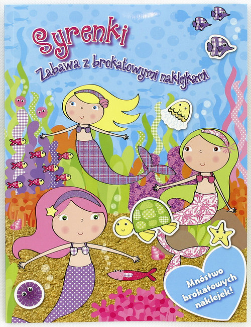 Image of Syrenki Zabawa z brokatowymi naklejkami