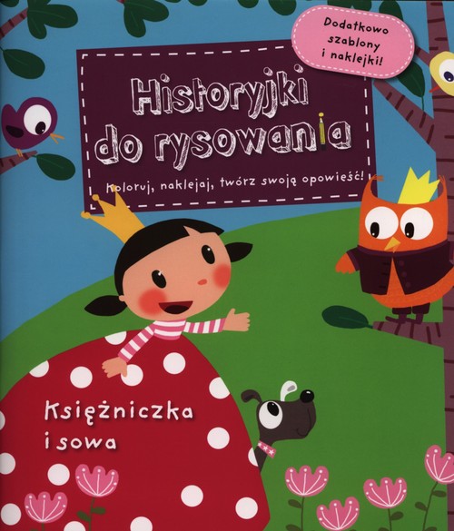 Image of Księżniczka i sowa Historyjki do rysowania