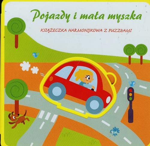 Image of Pojazdy i mała myszka Książeczka harmonijkowa z puzzlami
