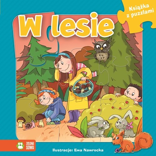 Image of Książka z puzzlami W lesie