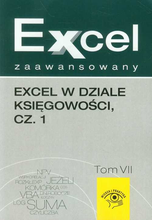 Image of Excel zaawansowany Tom 7 Excel w dziale księgowości część 1