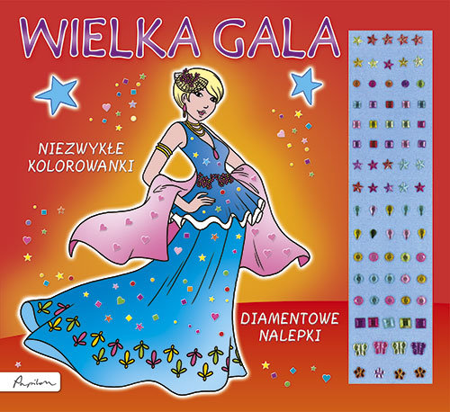 Image of Wielka gala Niezwykłe kolorowanki Diamentowe nalepki