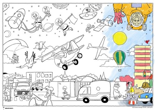 Image of Metropolia Kolorowanka Kolorowanka wielkiego formatu