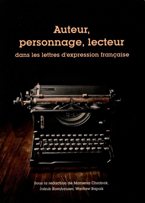 Image of Auteur personnage lecteur dans les lettres d'expression francaise