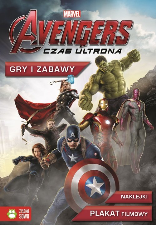 Image of Avengers Czas Ultrona Gry i zabawy Naklejki. Plakat filmowy