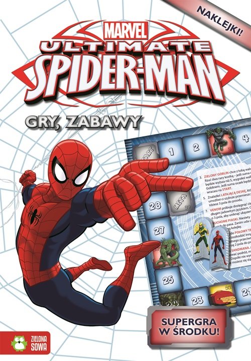 Image of Spider Man gry i zabawy + karty do zabawy do wypchnięcia