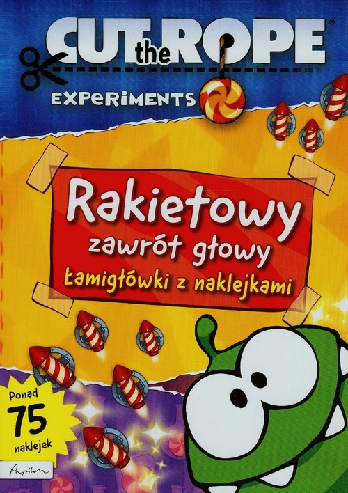 Image of Cut The Rope Rakietowy zawrót głowy Łamigłówki z naklejkami