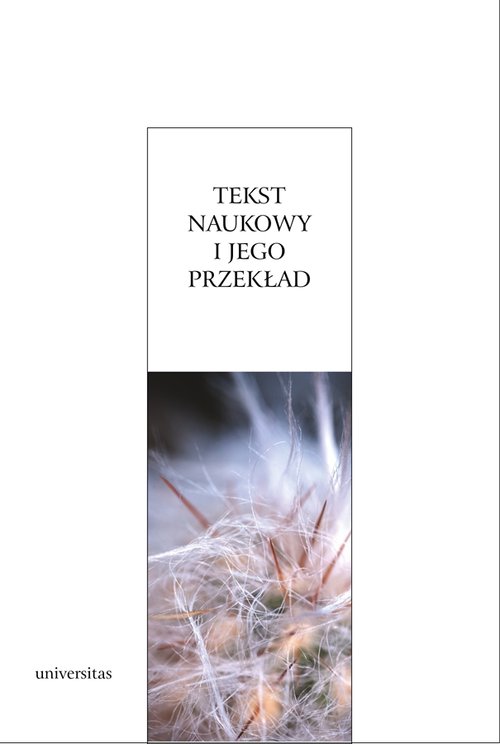 Image of Tekst naukowy i jego przekład