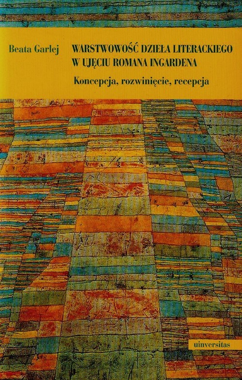 Image of Warstwowość dzieła literackiego w ujęciu Romana Ingardena