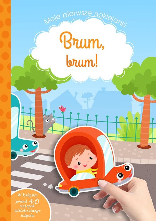 Image of Brum Brum! Moje pierwsze naklejanki