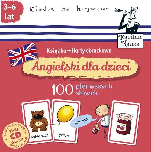 Image of Angielski dla dzieci 100 pierwszych słów Książka + karty obrazkowe