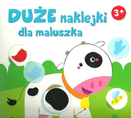 Image of Duże naklejki dla maluszka Krówka